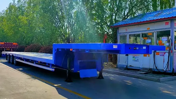 Lux summus humilis constrata semi- trailer ducit efficientem logistics