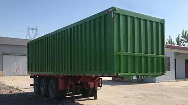 Magna, lux clausa capsa semi-trailer boost logistics efficientiam
