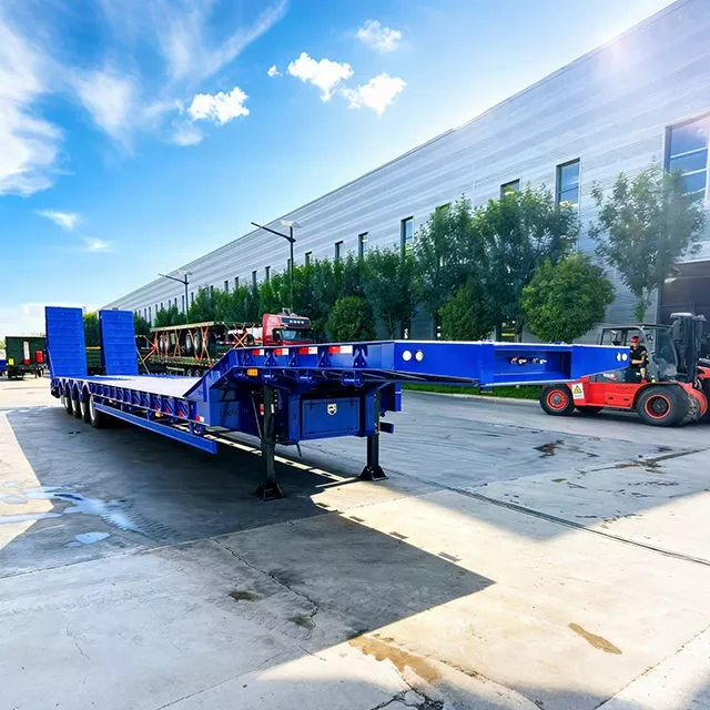 Delapsum Gooseneck Lowbed Semi-Trailer