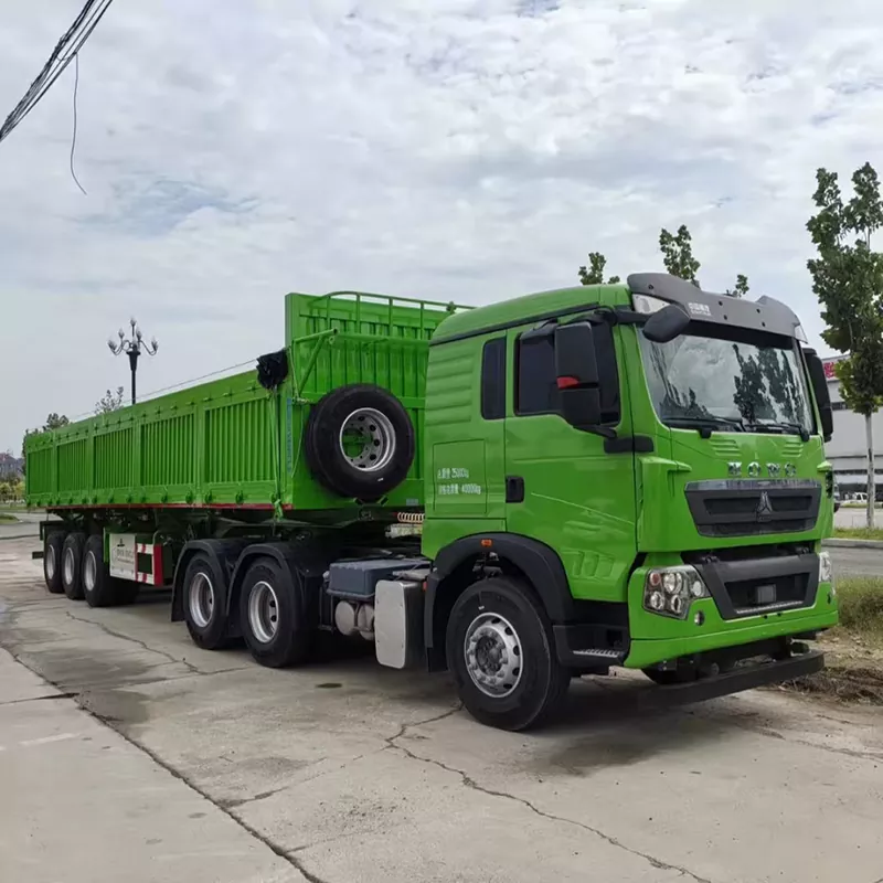 Geminus-Inde-Tipping Dump Semi-Trailer