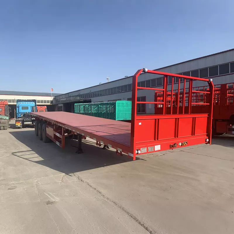 Dual-propositum continens Flatbed Semi-Trailer