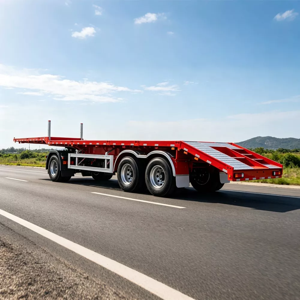 PERFUSORIUS Low-Deck Flatbed Semi-Trailer