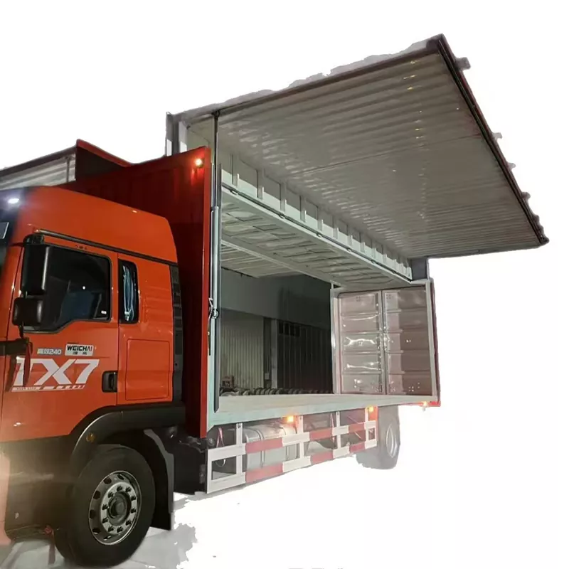 Single-Side Wing-aperiens Box Semi-Trailer