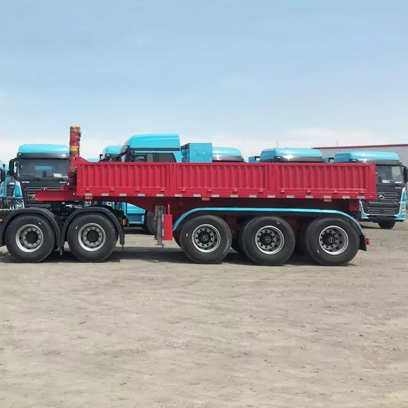 Recta trabem frontem tolle Dump Semi-Trailer