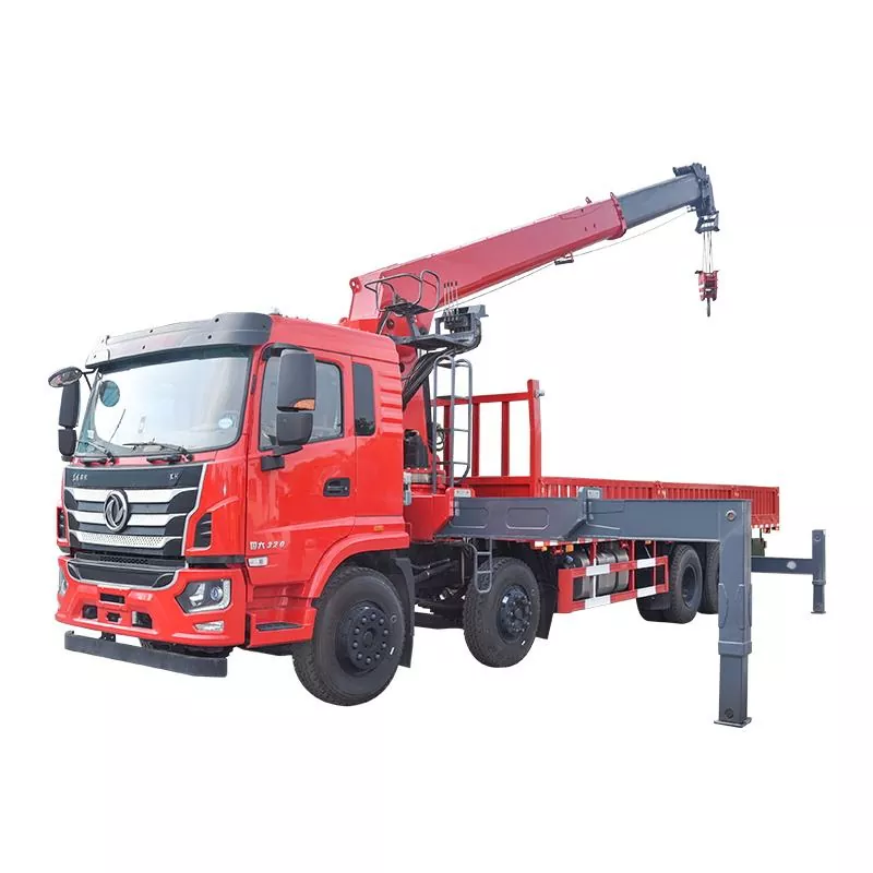 Recta trabem Truck-emissa Crane Semi-Trailer