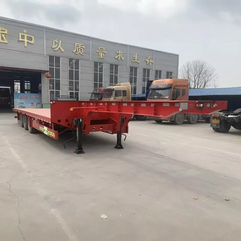 Dilatata Gooseneck Flatbed Semi-Trailer